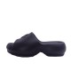 2025 new style cross flower thick sole flip-flops for women summer outdoor beach high heels stepping sensation EVA one-strap sandals 2025 new style cross flower thick sole flip-flops for women summer outdoor beach high heels stepping sensation EVA one-strap sandals