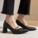 Sweet bowknot elegant pointed-toe thin-heel high-heeled shoes, 2025 new style, height-increasing, slimming, closed-toe sandals Sweet bowknot elegant pointed-toe thin-heel high-heeled shoes, 2025 new style, height-increasing, slimming, closed-toe sandals