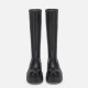 Women's thick-soled loafers, one-step-on, two-wear, platform soles, small leather shoes, height-increasing, British style, single shoes