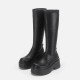 Women's thick-soled loafers, one-step-on, two-wear, platform soles, small leather shoes, height-increasing, British style, single shoes