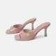 Sheepskin version - Square head toe-exposed sexy outdoor one-strap flip-flops patent leather high heels sandals 2025 summer thin heels Sheepskin version - Square head toe-exposed sexy outdoor one-strap flip-flops patent leather high heels sandals 2025 summer thin heels