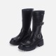 2024 best-selling European and American British style boots for women, thick-soled, height-increasing, high boots, mid-calf boots, back zipper, slimming, knee-high boots 2024 best-selling European and American British style boots for women, thick-soled, height-increasing, high boots, mid-calf boots, back zipper, slimming, knee-high boots