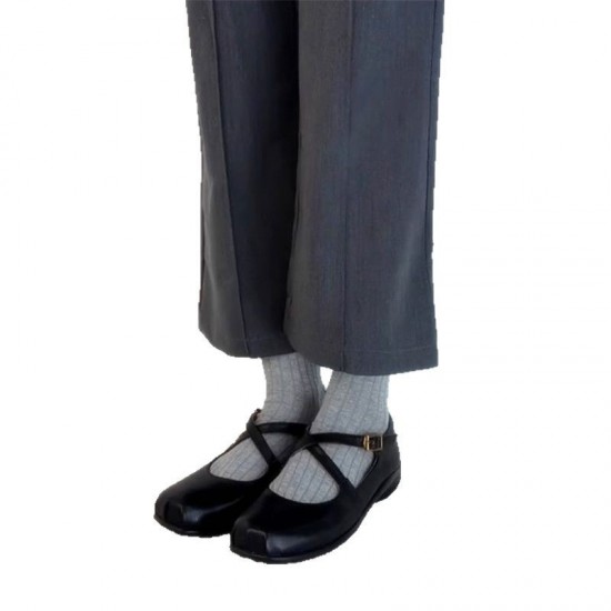 Sheepskin version~ Gentle cross strap soft sole Mary Jane women's shoes retro ballet shoes square head shallow mouth low heel single shoes Sheepskin version~ Gentle cross strap soft sole Mary Jane women's shoes retro ballet shoes square head shallow mouth low heel single shoes