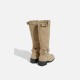 2024 best-selling European and American British style boots for women, thick-soled, height-increasing, short boots, mid-calf boots, back zipper, slimming, knee-high boots