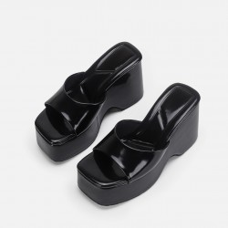 Uniform shoes, small leather shoes, spring new style, British style, chunky heel, thick-soled, summer loafers, black single shoes for women