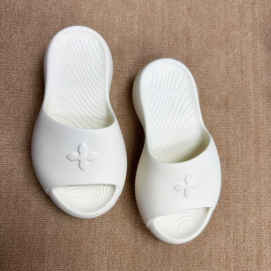 2025 new style cross flower thick sole flip-flops for women summer outdoor beach high heels stepping sensation EVA one-strap sandals 2025 new style cross flower thick sole flip-flops for women summer outdoor beach high heels stepping sensation EVA one-strap sandals
