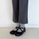 Sheepskin version~ Gentle cross strap soft sole Mary Jane women's shoes retro ballet shoes square head shallow mouth low heel single shoes Sheepskin version~ Gentle cross strap soft sole Mary Jane women's shoes retro ballet shoes square head shallow mouth low heel single shoes