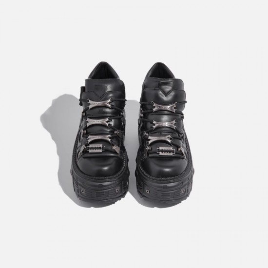 2025 new style camellia thick-soled loafers for women, British style small leather shoes, two-wear high-soled shoes for short women, single shoes