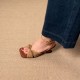 Sheepskin version~ Super soft woven sandals for women retro minority summer new style outdoor toe-exposed Roman shoes thick heel low heel Sheepskin version~ Super soft woven sandals for women retro minority summer new style outdoor toe-exposed Roman shoes thick heel low heel