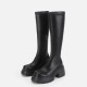 Winter new style thick sole height-increasing short boots for women, thick sole long boots, over-the-knee boots, mid-calf stretchy boots, suede slim boots Winter new style thick sole height-increasing short boots for women, thick sole long boots, over-the-knee boots, mid-calf stretchy boots, suede slim boots