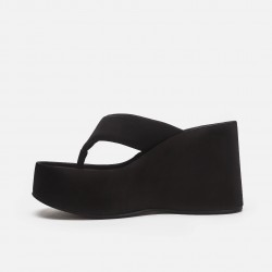 Cross-border foreign trade platform thick sole strappy sandals for women outdoor strappy wedge high heels sandals for women summer