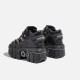 2025 new style camellia thick-soled loafers for women, British style small leather shoes, two-wear high-soled shoes for short women, single shoes