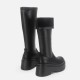 Women's thick-soled loafers, one-step-on, two-wear, platform soles, small leather shoes, height-increasing, British style, single shoes