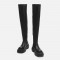 2024 new style chunky heel round-toe high boots for women, long boots for autumn and winter, riding boots, northwest cowboy boots