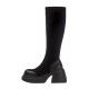Short boots for small women with high heels, thick sole stretchy boots, height-increasing, leg-hugging, slimming, sweet and cool Martin boots for women, breathable and thin Short boots for small women with high heels, thick sole stretchy boots, height-increasing, leg-hugging, slimming, sweet and cool Martin boots for women, breathable and thin