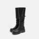 Retro western cowboy boots for women, autumn/winter suede long boots, thick-soled, height-increasing, slimming, knee-high boots Retro western cowboy boots for women, autumn/winter suede long boots, thick-soled, height-increasing, slimming, knee-high boots
