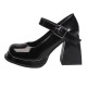 Women's high heels shoes thick heel retro Mary Jane shoes platform sole round head one-strap Japanese JK girl small leather shoes Women's high heels shoes thick heel retro Mary Jane shoes platform sole round head one-strap Japanese JK girl small leather shoes