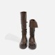Retro western cowboy boots for women, autumn/winter suede long boots, thick-soled, height-increasing, slimming, knee-high boots Retro western cowboy boots for women, autumn/winter suede long boots, thick-soled, height-increasing, slimming, knee-high boots