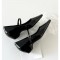 French one-strap buckle thick heel Mary Jane women's shoes pointed head inner height-increasing single shoes shallow mouth elegant commuting high heels shoes