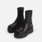 Women's thick heel beige Mary Jane shoes, thick heel platform sole, round head, strappy buckle, Japanese JK girl small leather shoes