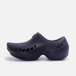 2024 new EVA platform sandals, thick-soled open-toe half-mule shoes, comfortable, thick-soled, high-heeled, versatile sandals for women