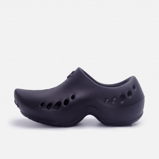 2024 new EVA platform sandals, thick-soled open-toe half-mule shoes, comfortable, thick-soled, high-heeled, versatile sandals for women