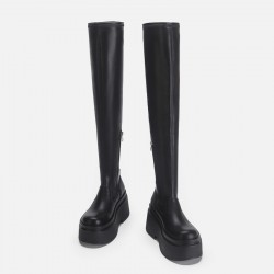French thick heel Mary Jane high heels for women, single shoes, bridesmaid, square head, strappy buckle, platform sole