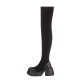 White high heels for women, French retro Mary Jane bow, thick heel, gentle fairy style, shallow mouth, thick heel single shoes