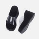 Women's French high-heeled shoes, retro black college style, one-buckle square-toe, thick-soled, chunky heel, small leather shoes, Mary Jane shoes Women's French high-heeled shoes, retro black college style, one-buckle square-toe, thick-soled, chunky heel, small leather shoes, Mary Jane shoes
