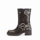 Vintage western cowboy boots riding boots thick heel mid-calf smoke tube boots 2023 new style square head motorcycle boots Vintage western cowboy boots riding boots thick heel mid-calf smoke tube boots 2023 new style square head motorcycle boots