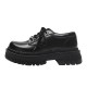 Small leather shoes summer 2021 new style thick sole platform small black shoes for women Japanese large size leather shoes school British style