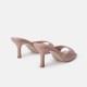Sheepskin version - Square head toe-exposed sexy outdoor one-strap flip-flops patent leather high heels sandals 2025 summer thin heels Sheepskin version - Square head toe-exposed sexy outdoor one-strap flip-flops patent leather high heels sandals 2025 summer thin heels