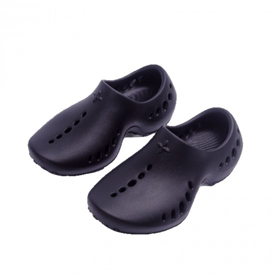 2024 new EVA platform sandals, thick-soled open-toe half-mule shoes, comfortable, thick-soled, high-heeled, versatile sandals for women