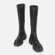 Winter new style thick sole height-increasing short boots for women, thick sole long boots, over-the-knee boots, mid-calf stretchy boots, suede slim boots Winter new style thick sole height-increasing short boots for women, thick sole long boots, over-the-knee boots, mid-calf stretchy boots, suede slim boots