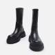 Women's sheepskin retro one-buckle chunky heel high-heeled shoes, spring square-toe Mary Jane shoes, thick-soled, single shoes